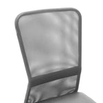 Silla de Oficina HKH 44x52x100 cm en Tejido de Malla - Gris