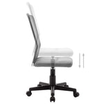 Silla de Oficina HKH 44x52x100 cm en Tejido de Malla - Gris