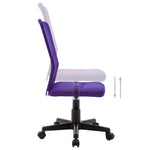 Silla de oficina HKH 44x52x100 cm de malla morada