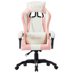 Silla de carreras HKH de piel sintética - Rosa