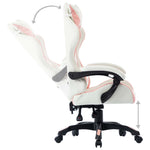 Silla de carreras HKH de piel sintética - Rosa