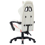 Silla de carreras HKH de piel sintética - Rosa