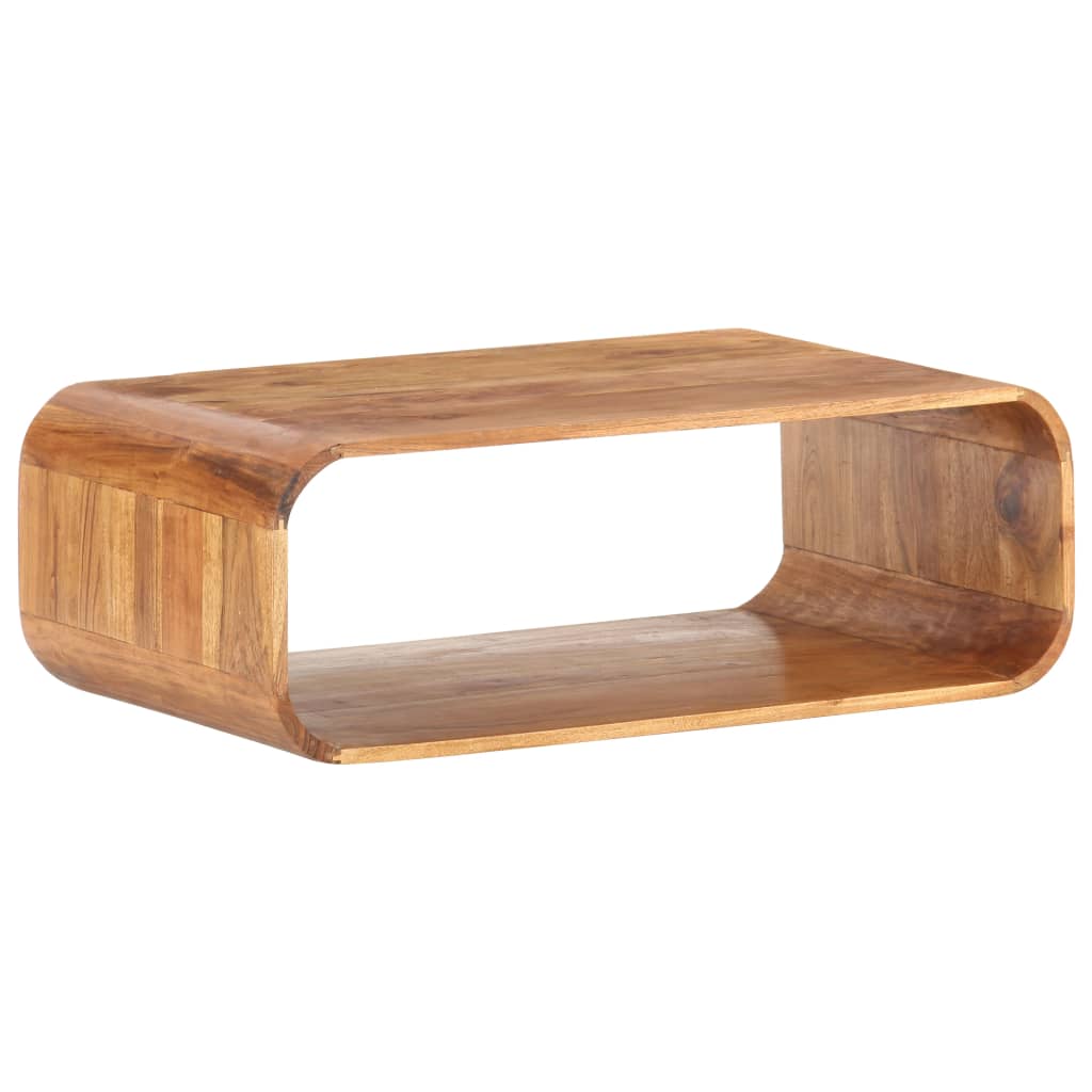 Mesa de centro HKH de madera de acacia maciza