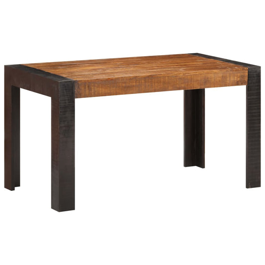 HKH Mesa de Comedor Madera en Bruto Maciza de Mango