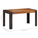HKH Mesa de Jantar Madeira de Áspera Maciça em Mangueira