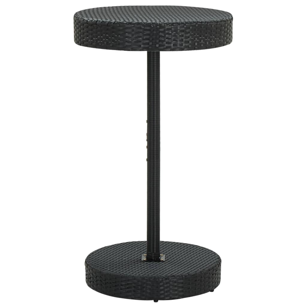 HKH Mesa de Jardim 60, Vime Pe - Preto