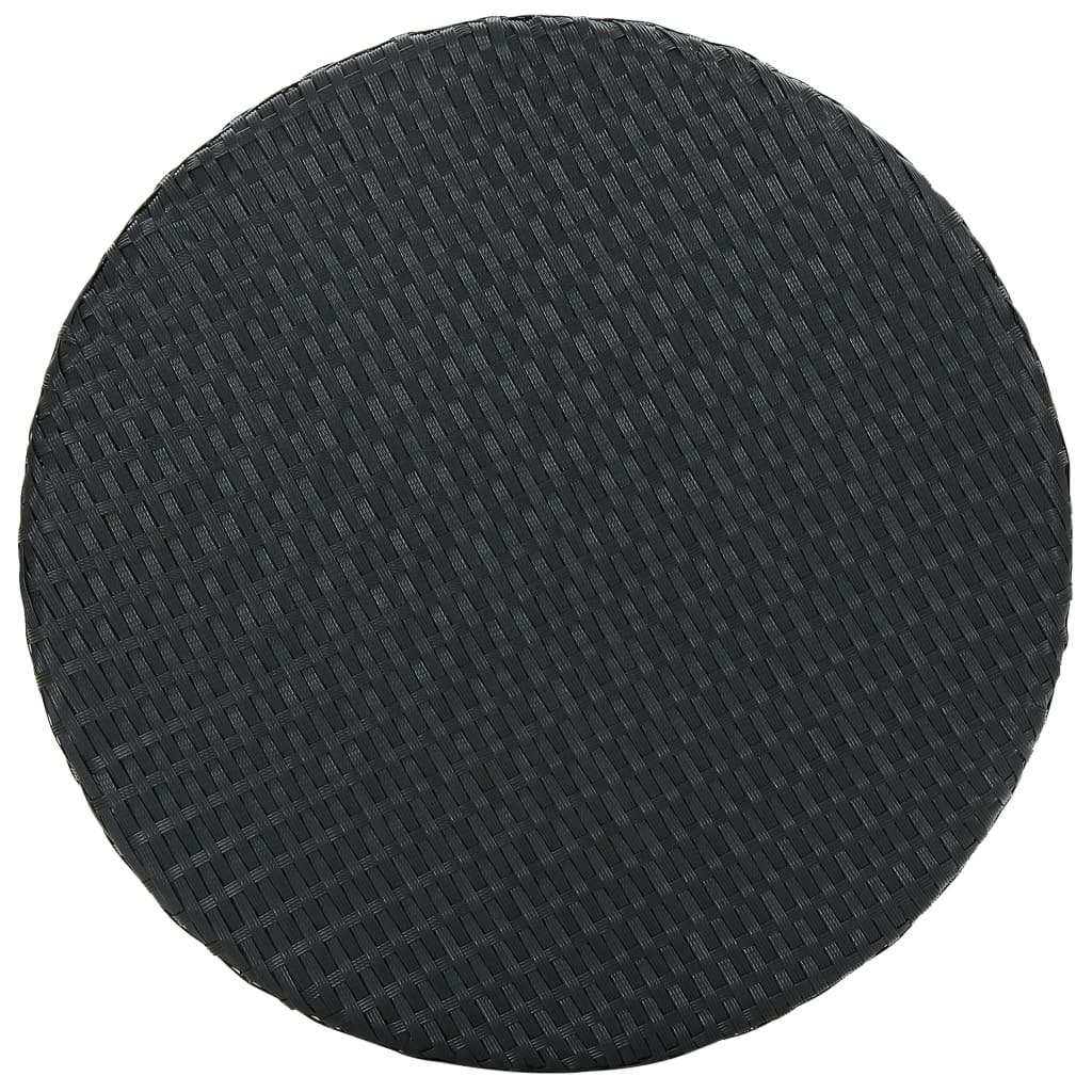 HKH Mesa de Jardim 60, Vime Pe - Preto