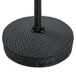 HKH Mesa de Jardim 60, Vime Pe - Preto