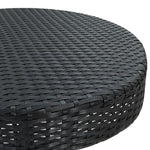 HKH Mesa de Jardim 60, Vime Pe - Preto