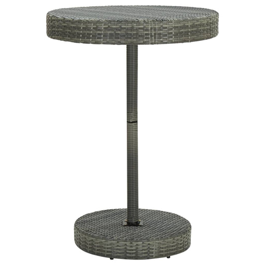HKH Mesa de Jardim 75, Vime Pe - Cinzento