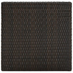 HKH Mesa de Bar para Jardim 60,5x60,5x110,5 Cm Vime Pe Castanho - Marrom