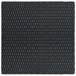 HKH Mesa de Bar para Jardim 60,5x60,5x110,5 Cm Vime Pe - Preto
