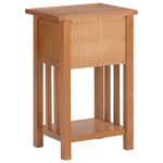 Mesa auxiliar HKH con cajón de roble macizo