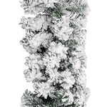 HKH Grinalda de Natal com Neve Verde em PVC