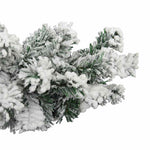 HKH Grinalda de Natal com Neve Verde em PVC