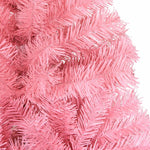 HKH Árvore de Natal Artificial com Suporte Rosa em PVC