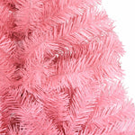 HKH Árvore de Natal Artificial com Suporte Rosa em PVC