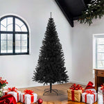 HKH Árvore de Natal Artificial com Suporte Preto em PVC