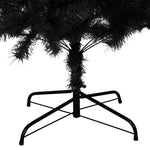 HKH Árvore de Natal Artificial com Suporte Preto em PVC
