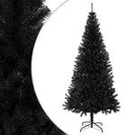 HKH Árvore de Natal Artificial com Suporte Preto em PVC