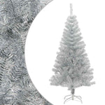 HKH Árvore de Natal Artificial com Suporte Prateado em PET