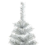 HKH Árvore de Natal Artificial com Suporte Prateado em PET