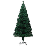 HKH Árvore de Natal Artificial com Suporte Fibra Ótica - Verde