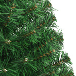 HKH Árvore de Natal Artificial com Ramos Grossos Verde em PVC