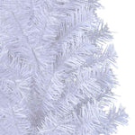 HKH Árvore de Natal Artificial com Ramos Grossos Branco em PVC