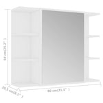 HKH Armario Baño C/ Espejo - Blanco