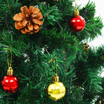 HKH Árvore de Natal Artificial Pré-Iluminada + Enfeites - Verde