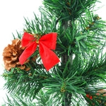 HKH Árvore de Natal Artificial Pré-Iluminada + Enfeites - Verde