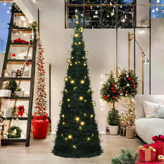 HKH Árvore Natal Pop-Up Artificial Pré-Iluminada - Verde