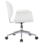 Silla de oficina giratoria de polipiel HKH - Blanca