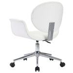 Silla de oficina giratoria de polipiel HKH - Blanca