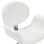 Silla de oficina giratoria de polipiel HKH - Blanca