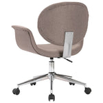 Silla de oficina giratoria HKH de tela - Gris topo