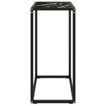 HKH Mesa de Apoio Vidro Temperado - Preto