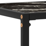 HKH Mesa de Apoio Vidro Temperado - Preto