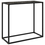 HKH Mesa de Apoio Vidro Temperado - Preto