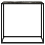 HKH Mesa de Apoio Vidro Temperado - Preto
