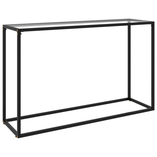 Mesa auxiliar de cristal templado transparente HKH