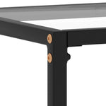 Mesa auxiliar de cristal templado transparente HKH