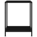 HKH Mesa de Apoio Vidro Temperado - Preto
