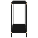 HKH Mesa de Apoio Vidro Temperado - Preto