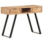 Escritorio Acacia de Madera Maciza con Bordes Vivos HKH