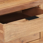 Escritorio Acacia de Madera Maciza con Bordes Vivos HKH