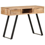 Escritorio Acacia de Madera Maciza con Bordes Vivos HKH
