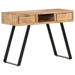 Escritorio Acacia de Madera Maciza con Bordes Vivos HKH