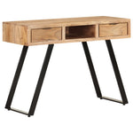 Escritorio Acacia de Madera Maciza con Bordes Vivos HKH